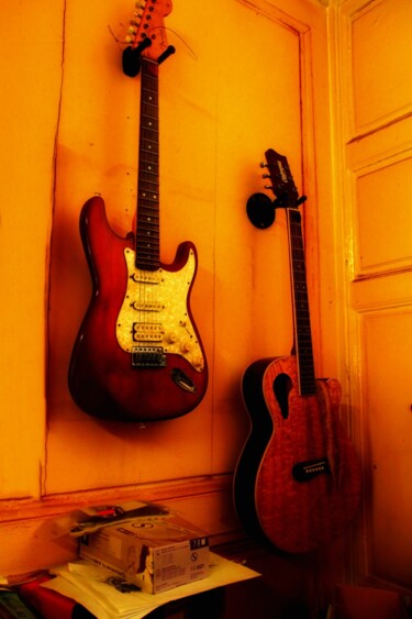 Fotografia intitulada "Guitares" por D.S.A.Rt, Obras de arte originais, Fotografia digital