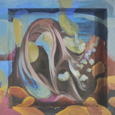Pintura titulada "PAYSA abstracto" por D. S., Obra de arte original, Oleo