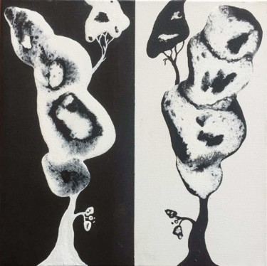 Malarstwo zatytułowany „Yin-Yang.jpg” autorstwa Advendi, Oryginalna praca, Akryl
