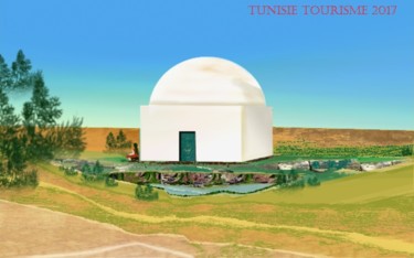 Digitale Kunst getiteld "tunisie la nature" door Morad, Origineel Kunstwerk, Digitaal Schilderwerk