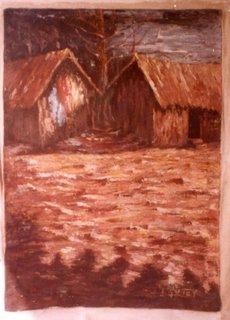Painting titled "SCENERY ABODE" by D4rtey, Original Artwork
