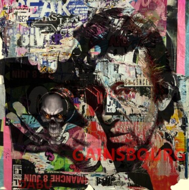 Painting titled "serge.jpg" by Dabu., Original Artwork, Spray paint