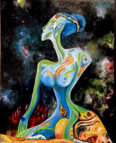 Pintura titulada "VENUS" por Dabu., Obra de arte original, Oleo