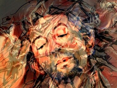 Pittura intitolato "SERGE GAINSBOURG" da Dabu., Opera d'arte originale, Acrilico