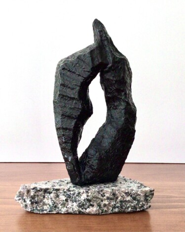 Sculpture intitulée "Dualité" par Daby, Œuvre d'art originale, Résine