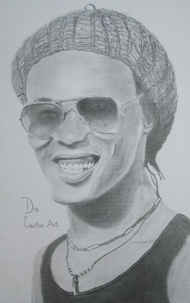 Drawing titled "New artwork" by Da Carter Art, Original Artwork, Charcoal