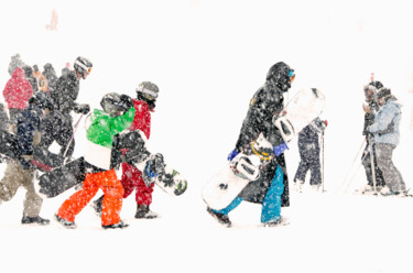 Fotografia intitolato "snowboard" da Dacko Photography, Opera d'arte originale, Fotografia digitale