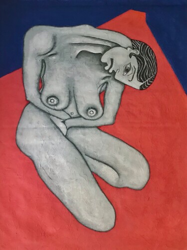 Peinture intitulée "Feminite" par Conceycam, Œuvre d'art originale, Acrylique