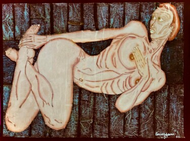 Peinture intitulée "Diablotine3" par Conceycam, Œuvre d'art originale, Acrylique