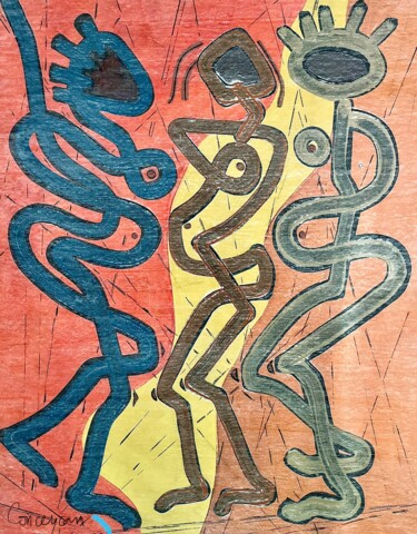 Pintura intitulada "Beslenass" por Conceycam, Obras de arte originais, Acrílico