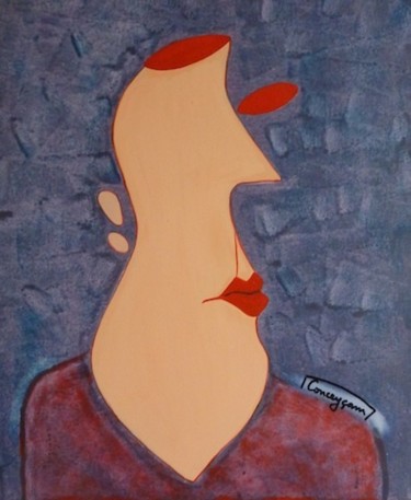 Peinture intitulée "acrylique sur toile…" par Conceycam, Œuvre d'art originale, Huile