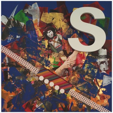 S Dada Painting titled "S Dada" by Viorel Florin Costea (DadaVFC), Original Art, Acrylic