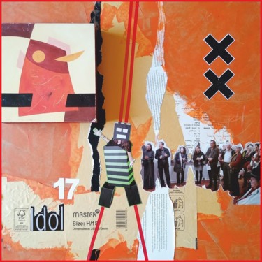 Dada Idol 17 Collages titled "Dada Idol 17" by Viorel Florin Costea (DadaVFC), Original Art, Collages