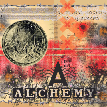 A is for Alchemy Gravures & estampes intitulée "A is for Alchemy" par Viorel Florin Costea (DadaVFC), Œuvre d'art originale, Peinture numériq…
