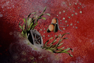 Painting titled "Globosum" by Dad, Original Artwork