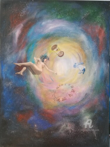 Pintura intitulada "vortice emozionale" por Dade, Obras de arte originais, Acrílico