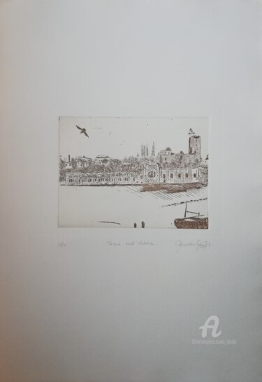 Impressões e gravuras intitulada "Centrale Taccani di…" por Dade, Obras de arte originais, Água forte