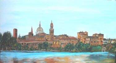 Pintura titulada "paesaggio - Mantova" por Dade, Obra de arte original, Acrílico