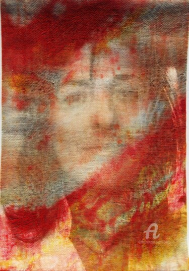 Textile Art titled "ritratto-2.jpg" by Dade, Original Artwork