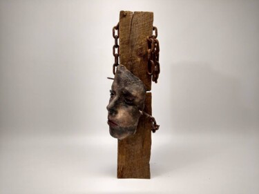 Sculpture intitulée "Violent kind" par Daf, Œuvre d'art originale, Coulage