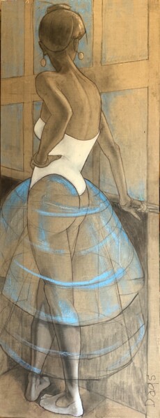 Pintura titulada "“Giselle”" por Dags, Obra de arte original, Tiza