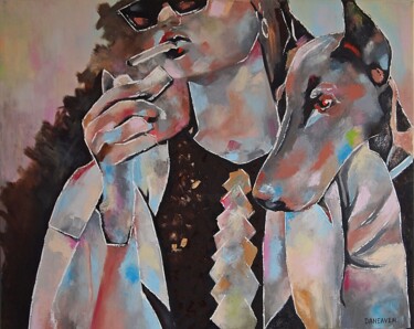 Forever and ever. Peinture intitulée "Forever and ever." par Daheaven Art, Œuvre d'art originale, Huile Monté sur Châssis en bois