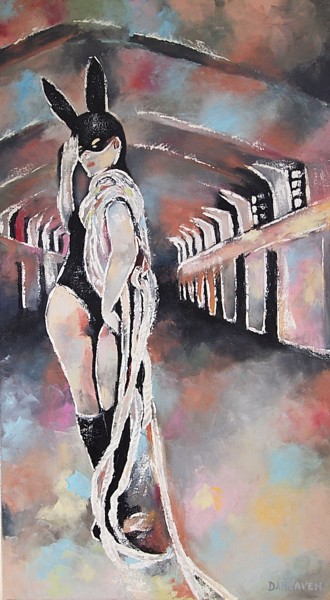 Great evening. Peinture intitulée "Great evening." par Daheaven, Œuvre d'art originale, Huile Monté sur Châssis