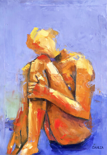 Pittura intitolato "Isolation" da Dahlia Baasher, Opera d'arte originale, Olio