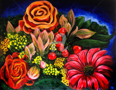 제목이 "Spring Blossom"인 미술작품 Dahuyn로, 원작, 아크릴 나무 들것 프레임에 장착됨