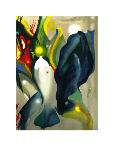 Ichtyostega Digitale Künste mit dem Titel "Ichtyostega" von Dalibor Dubový, Original-Kunstwerk, Digitale Malerei