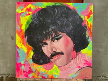 Pintura titulada "Freddie Mercury" por Dalinina, Obra de arte original, Acrílico