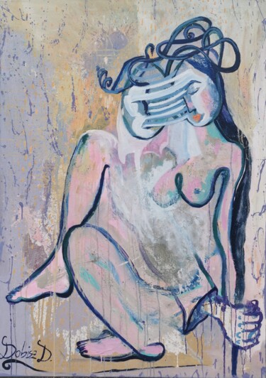 Картина под названием "Love" - Dalma Dobisz, Подлинное произведение искусства, Масло