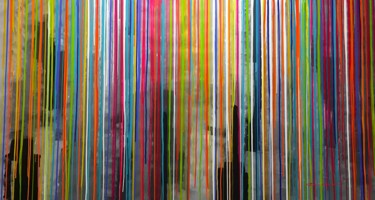 "Colors trails" başlıklı Tablo Dam Domido tarafından, Orijinal sanat, Akrilik