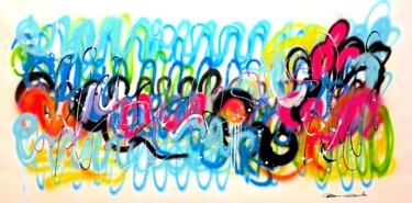 Pintura intitulada "Collorfull Graf" por Dam Domido, Obras de arte originais, Acrílico
