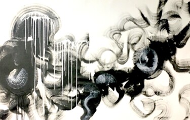 Pittura intitolato "Crescendo" da Dam Domido, Opera d'arte originale, Acrilico