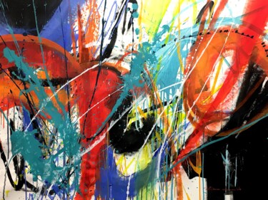 Malarstwo zatytułowany „Impulse 27” autorstwa Dam Domido, Oryginalna praca, Akryl