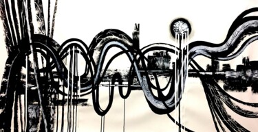 "Multivers" başlıklı Tablo Dam Domido tarafından, Orijinal sanat, Akrilik