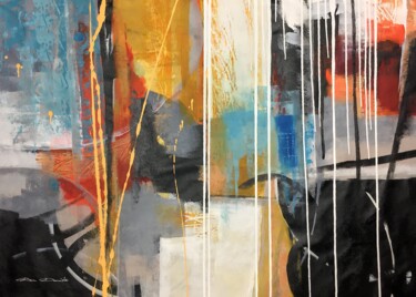 "Abstract passion" başlıklı Tablo Dam Domido tarafından, Orijinal sanat, Akrilik