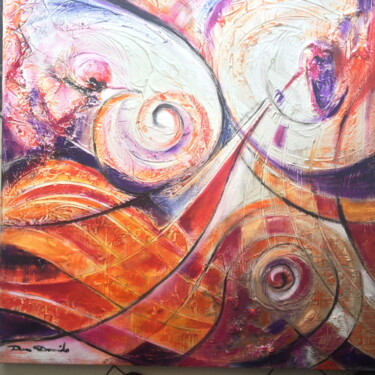 Peinture intitulée "De fil en aiguille,…" par Dam Domido, Œuvre d'art originale, Autre