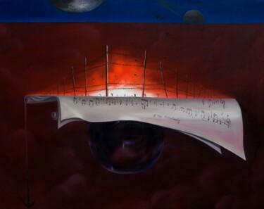 Картина под названием "Childhood dream" - Dam Tung, Подлинное произведение искусства, Масло