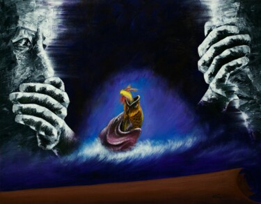 Картина под названием "Truth" - Dam Tung, Подлинное произведение искусства, Акрил