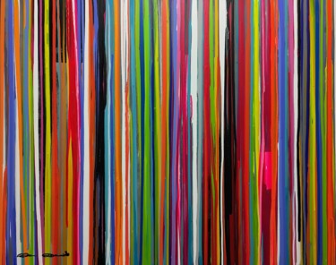 Pittura intitolato "All colors..." da Dam Domido, Opera d'arte originale, Acrilico
