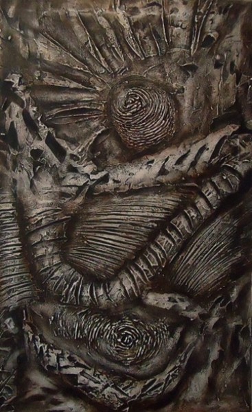 Pintura titulada ""Petrificaciones"" por Damian Suarez Ioshi, Obra de arte original