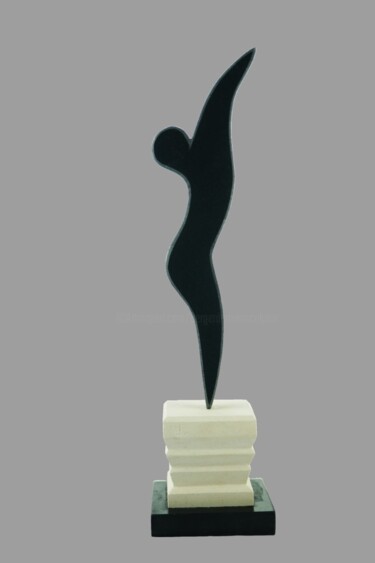 Escultura titulada "cambrure" por Damien Berger, Obra de arte original, Piedra