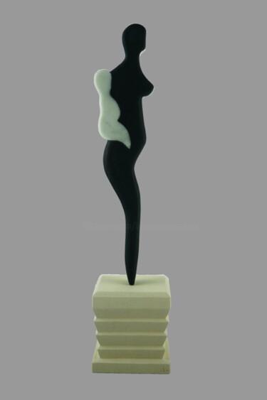 Sculpture titled "Metisse" by Damien Berger, Original Artwork, Stone