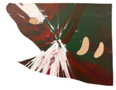 Painting titled "Requin" by Damien Hirst, Original Artwork