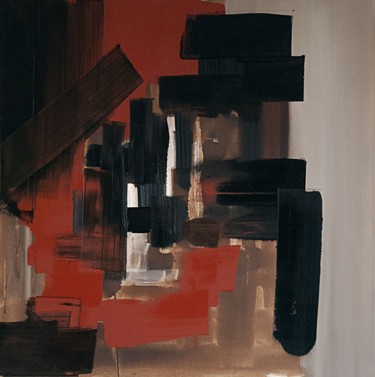 Peinture intitulée "abstract-2014-1.jpg" par Damien Schwander, Œuvre d'art originale