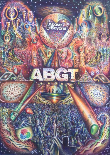 Dessin intitulée "ABGT" par Drart, Œuvre d'art originale, Crayon