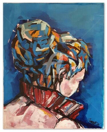 Pittura intitolato "Portrait4" da Damir Mumbasic, Opera d'arte originale, Acrilico