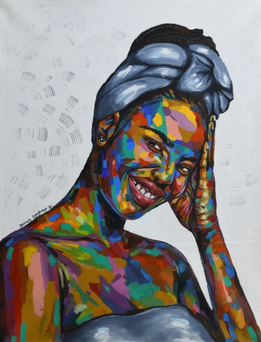 绘画 标题为“Purpose of existenc…” 由Damola Ayegbayo, 原创艺术品, 丙烯